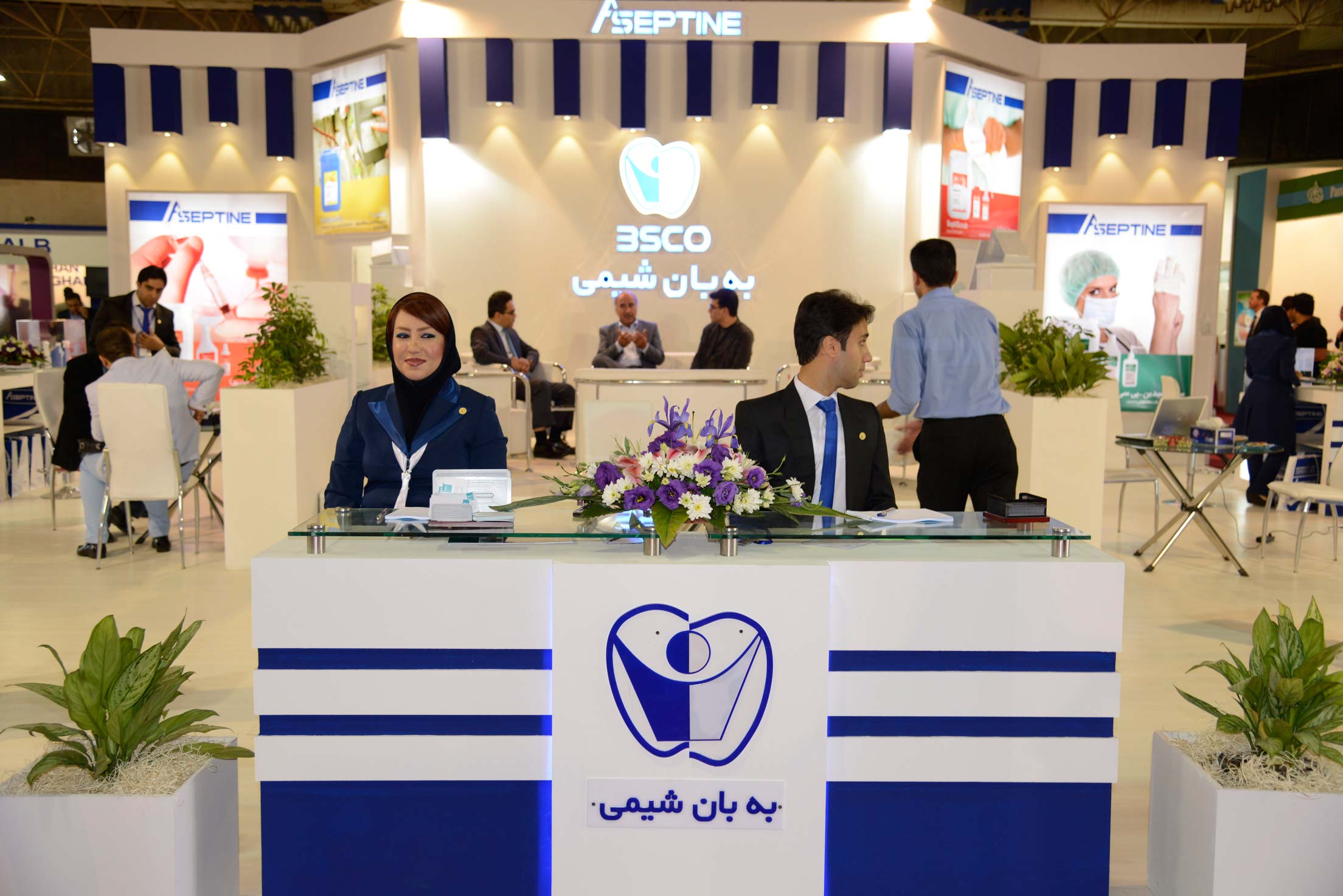 طراحی غرفه نمایشگاهی شرکت بهبان شیمی